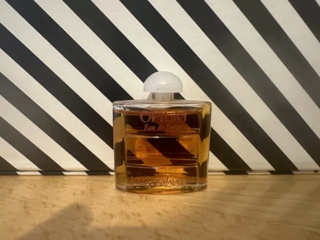 1990s New Vintage Yves Saint Laurent Opium 0.26 oz mini EDT eau de toilette
