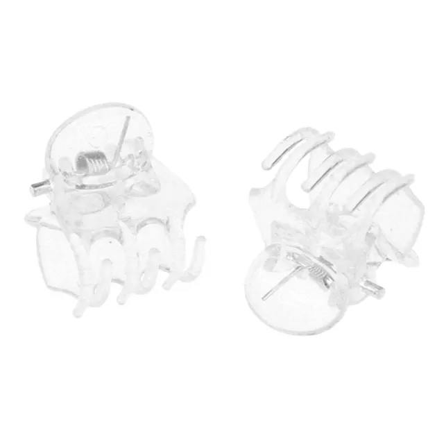 50Pcs Clear 6 Claws Orchid Clips Plastic Butterfly Orchid Support Clear Fi-ot 2