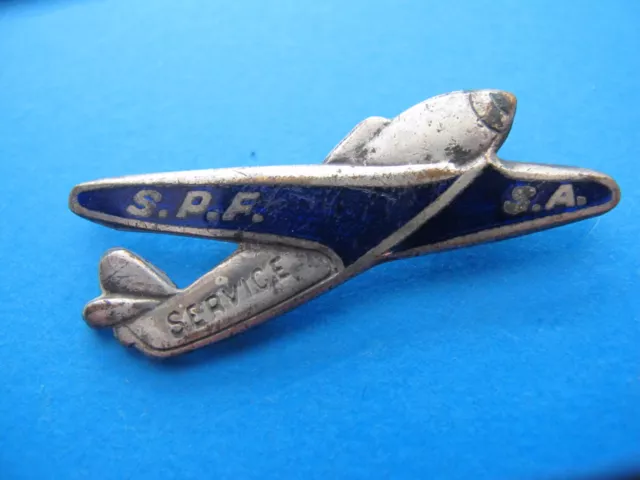 WW2 SPF Schools Patriotic Fund Service Airplane Enamel large Badge 47mm