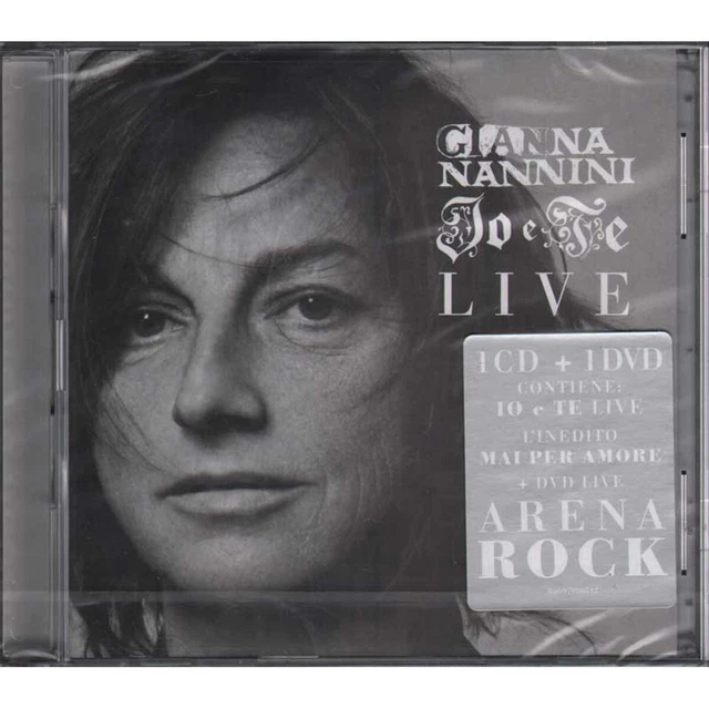 GIANNA NANNINI CD DVD Io Et Te Live / sony Music Rca 88697986512 Scellé ...
