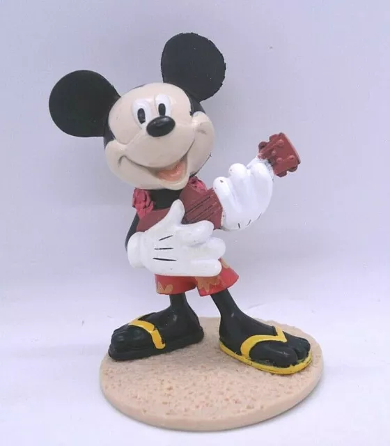 Disney Mickey Mouse Hawaiian Lua Guitar Figure 3" Decopac Cake Topper 2013