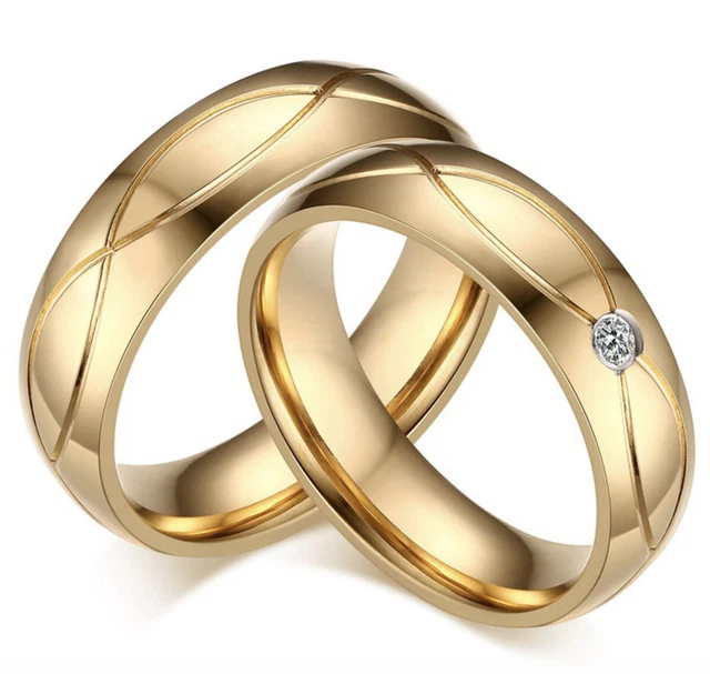 COPPIA FEDINE FIDANZAMENTO Argento 925 Fedi Anelli Regolabili Oro Bianco Corona EUR 34 90 PicClick FR