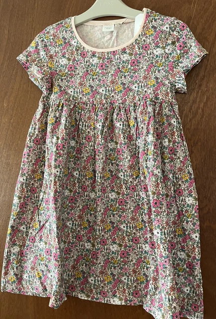 BNWT Next Girls Pretty Floral Tunic Dress  6-7 Years