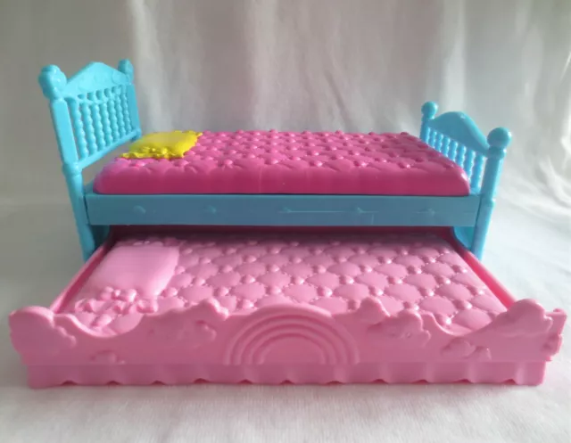 NEW Mattel Barbie Club Chelsea Little Sister Doll House Trundle Bed ~ Furniture 2