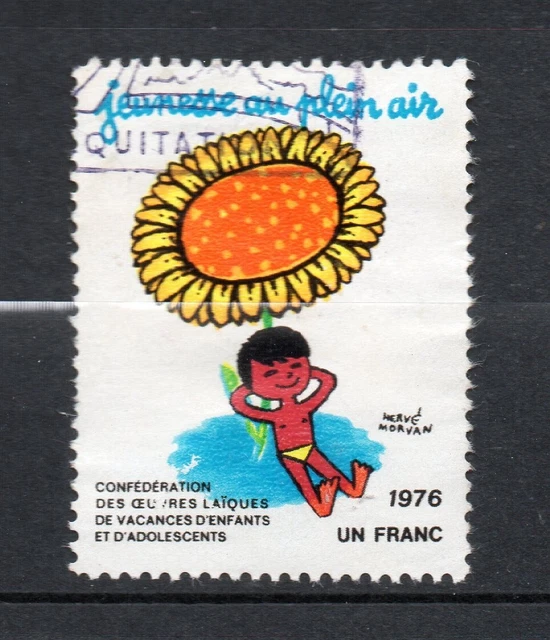 Vignette Jeunesse Et Plein Air / 1976 / Usagée