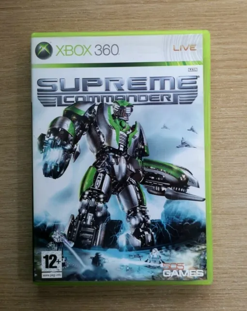 Supreme Commander COMPLETE Microsoft Xbox 360 Game FREE P&P