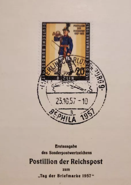 Berlin West Alt-ETB ,15 Stück, 1957- 59, Top !