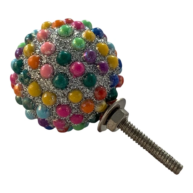 Hand Made cabinet door handles drawer knob pulls. Funky Shabby Chic. FREE SHIP!