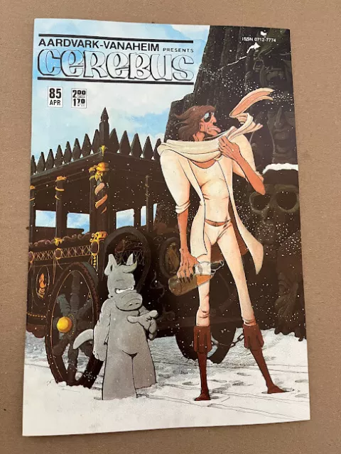 Cerebus # 85 Fine Dave Sim Aardvark-Vanaheim 1986 Rolling Stone Parody