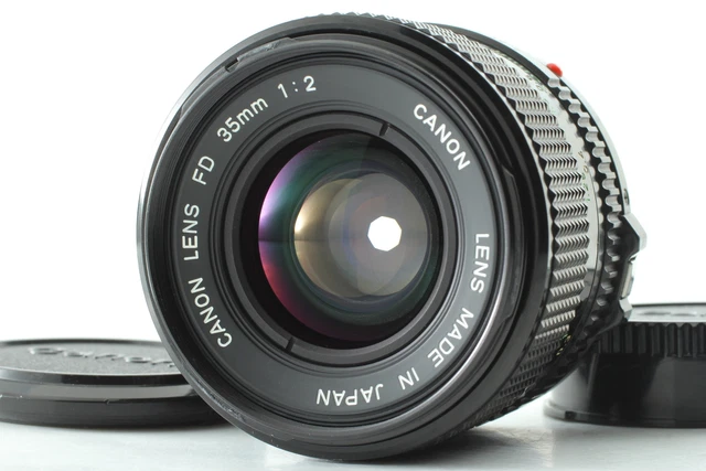 [Exc+5 w/ Cap] CANON NFD NEW FD 35mm F/2 WIDE ANGLE PRIME MF LENS From JAPAN