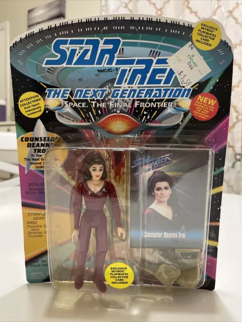 1993 Playmates Star Trek The Next Generation COUNSELOR DEANNA TROI Figure New!