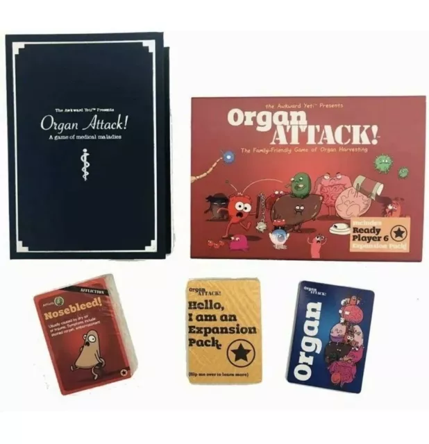 Organ Attack Card Game Board Game - Original NEW Plastic Packaging Unopened