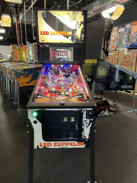 2019  Stern Led Zeppelin Premium Pinball Machine Stern Dealer