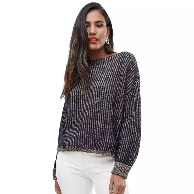 French Connection Millie Mozart Knit Sweater Sz Med 3