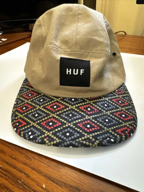 HUF CUSTOMADE HEAD 5 Panel Hat Cap Adjustable Strapback Cotton Mens One ...