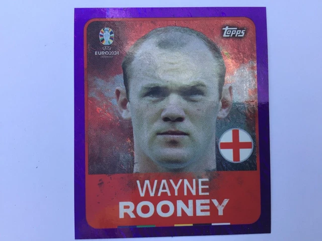 TOPPS EURO 2024 Germany LEG 3 Wayne Rooney Purple Purple Parallel TOPPS EURO 2024 Germany LEG 3 Wayne Rooney Purple Purple Parallel