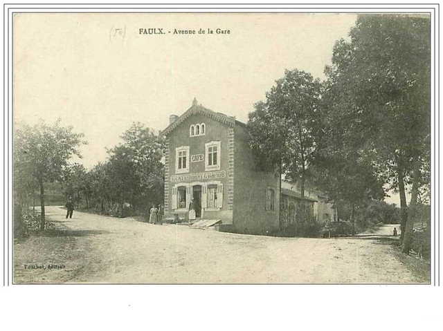 54.Faulx.avenue De La Gare.cafe En Attendant L'rapide