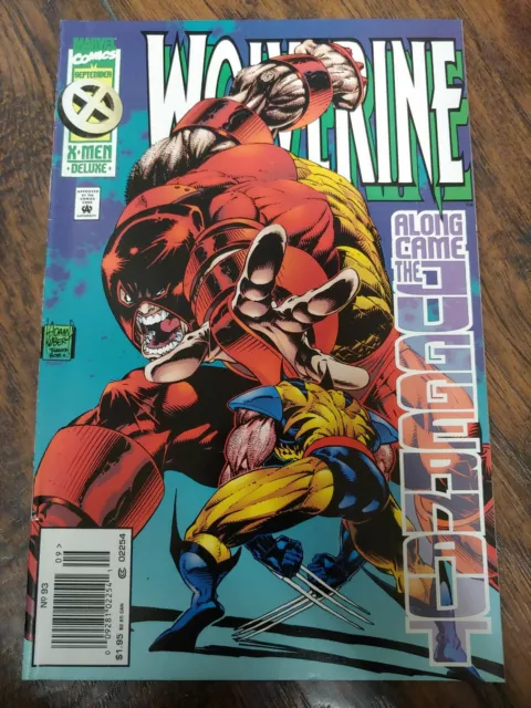 WOLVERINE # 93 🔥HTF NEWSSTAND Variant MARVEL COMICS 1995 LARRY HAMA ADAM KUBERT