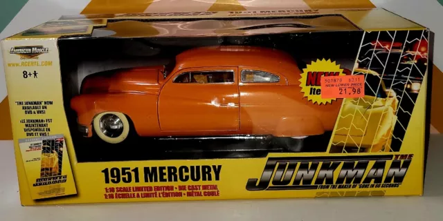 ERTL AMERICAN MUSCLE 1:18 1951 Mercury ’JUNKMAN’ Movie Car