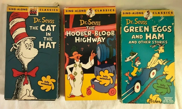 DR SEUSS GREEN Eggs And Ham The Cat In The Hat VHS Lot Of 2 5 99 dr-seuss-green-eggs-and-ham-the-cat-in-the-hat-vhs-lot-of-2-5-99