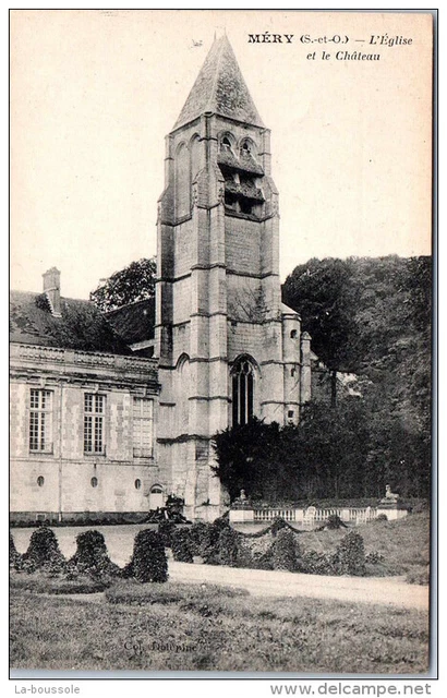 95 MERY - l'eglise et le chAteau