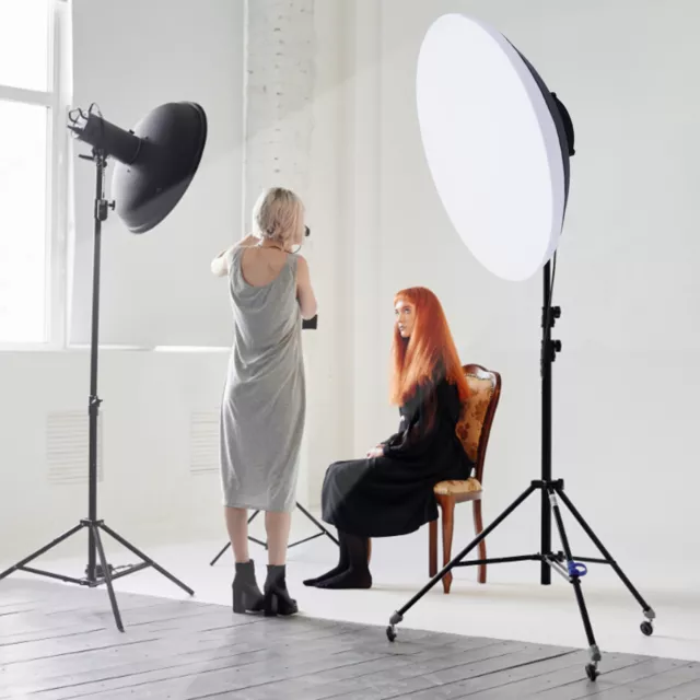 Studio Reflector 26" Beauty Dish Standard Bowens Mount Flash Head Strobe Mount| 3