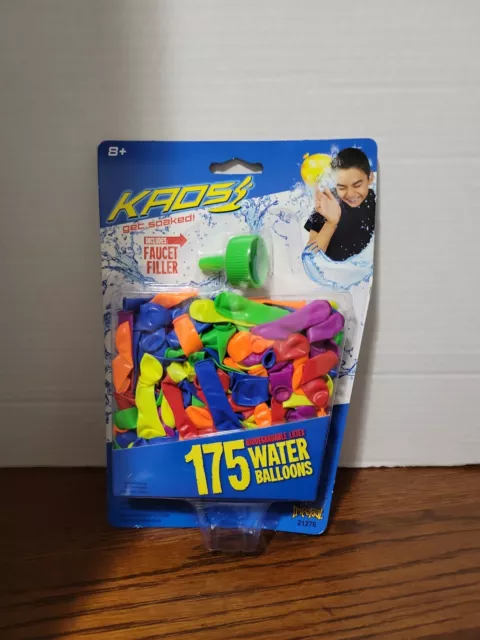 Water Balloons NEW JA-RU Imperial KAOS  175-Pack with Faucet Filler