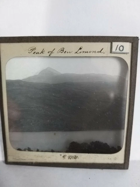 GWW VICTORIAN Glass Magic Lantern Slide Ben lomond C1890 SCOTLAND PHOTO