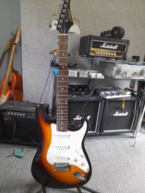 Silvertone Stratocaster Guitar