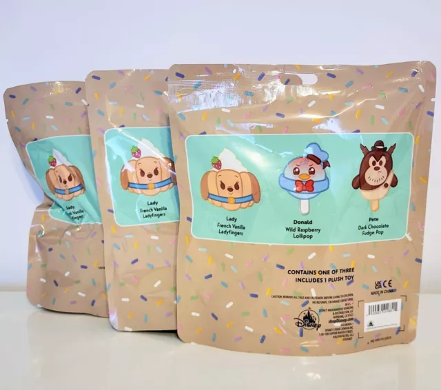 Disney D23 Expo 2022 Munchlings Scented Mystery Bag Set of 3 Exclusive UNOPENED