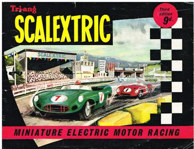 SCALEXTRIC ELECTRIC SLOT CAR RACING 3rd ED ( 1962 ) PRODUCT RANGE CATALOGUE