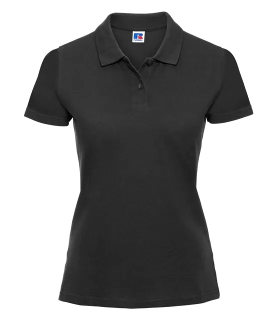 New Ladies Russell 569F Classic cotton pique polo shirt. 8 colours available.