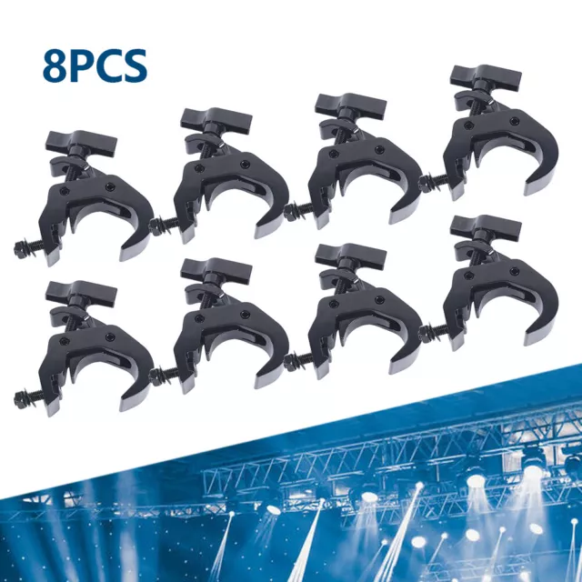 8pc Stage Light Clamps Hook 330Lbs for DJ Truss Lighting Clamp Aluminum Alloy
