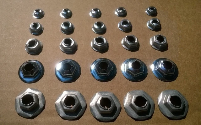 Awesome Emblem/Trim Retainers! Fits Ford Mustang Thunderbird Bronco Mercury
