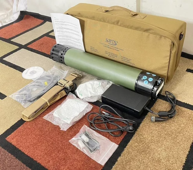 CAIRE SAROS 3000 Oxygen System Military Field + battery + accessories UNUSED