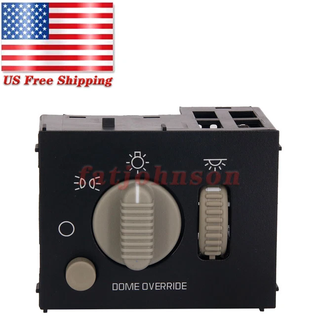 HEADLIGHT & DOME Light Dimmer Switch Fits Chevy 9902 GMC Sierra
