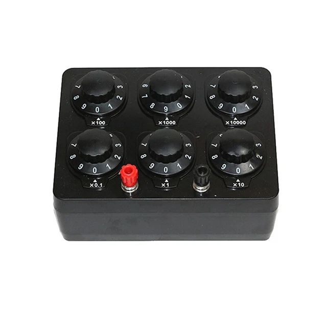0-99999,9 Ohm scatola resistenza semplice precisione variabile decennio resistenza E2Q5