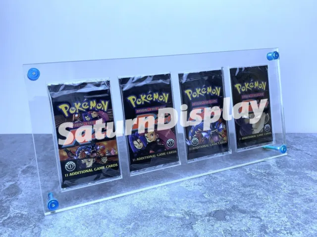 😍 x1 Pokemon (and Similar) Booster Pack Frame - Displays 4 Packs