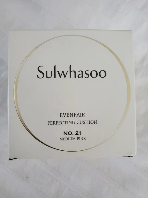 Sulwhasoo Evenfair Perfecting Cushion Sunscreen # 21 Medium Pink 1.05oz