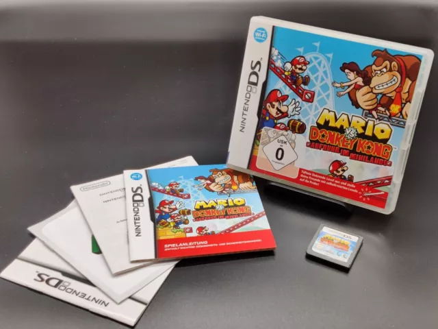 Mario vs. Donkey Kong Aufruhr im Miniland! Nintendo DS Gebraucht in OVP Deutsch