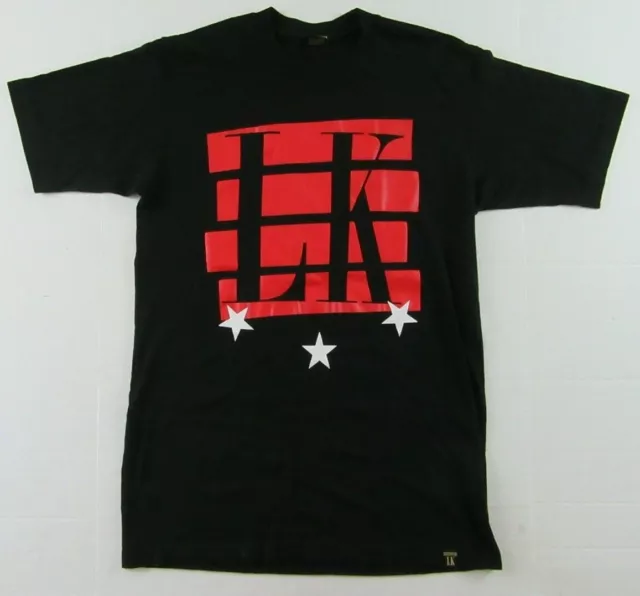 LAST KINGS LK Hip Hop Rapper TYGA Clothing Black SS Slim Fit T Shirt Size L