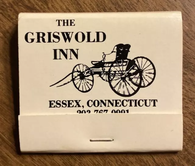 Vintage The Griswold Inn Essex Town Fair Inn Middletown Connecticut CT Matchbook