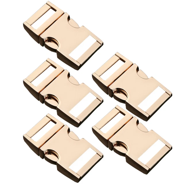 5 piezas hebilla de metal Side Release mochila bolsa de equipaje ropa hebilla para