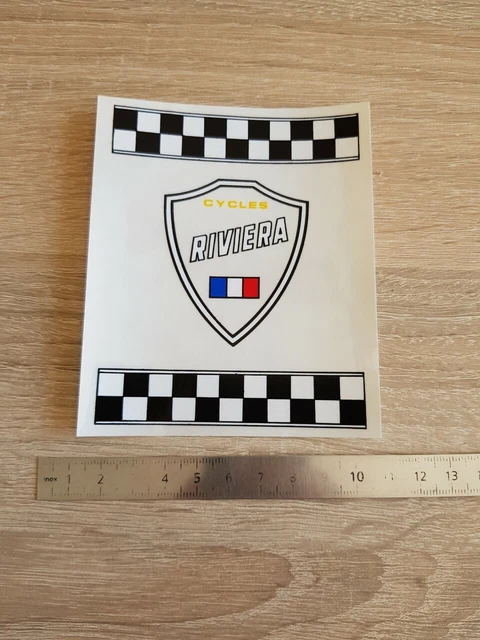 Autocollant Vintage Cycles Ancelot Verdun - Sticker Années 80 Original - Décoration Rétro