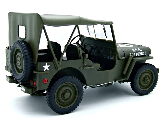 LA JEEP WILLYS MB 1943 Echelle 1/43 Collection ATLAS En voiture TINTIN
