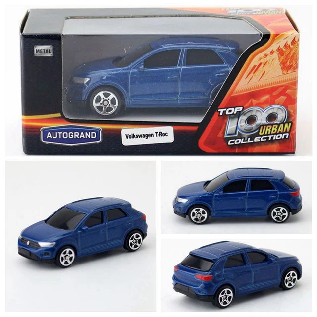 1/64 Scale T-ROC SUV Model Car Diecast Toy Vehicle Toys for Boys Collection Blue