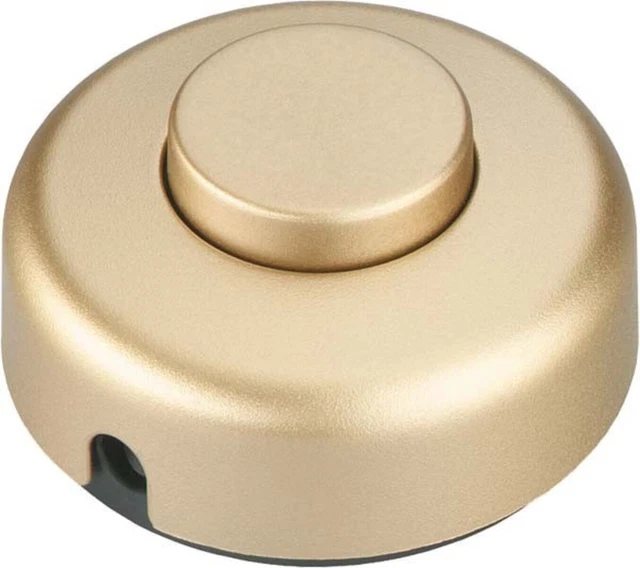 Interruttore intermedio pedale Bachmann 924.056 oro interruttore a cavo/dimmer plastica