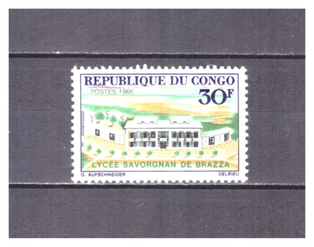 Congo  N° 196  .  30 F   Lycee      Neuf  * .  Superbe .