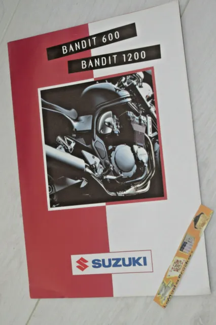 Brochure Catalogue Moto Suzuki Bandit 600 Et 1200 Documentation De 6 Pages