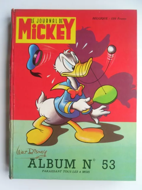 journal de Mickey reliure album 53 1971 1972 TBE Walt Disney